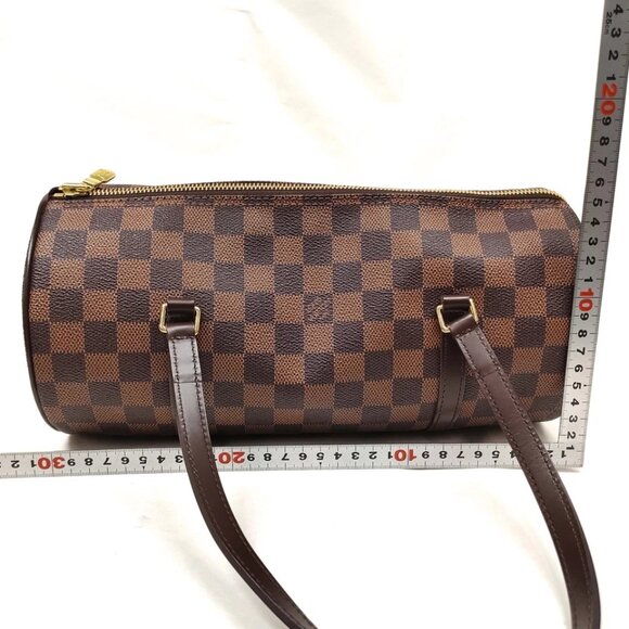 Louis Vuitton LV Hand Bag Papillon 30 Brown Damier 850-031925 - Picture 3 of 16